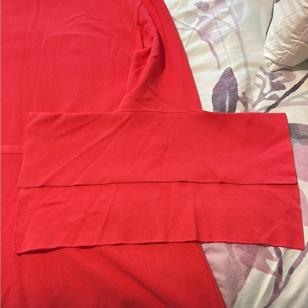 Banana Republic Coral Midi Sweater Dress NWOT - Picture 6 of 9